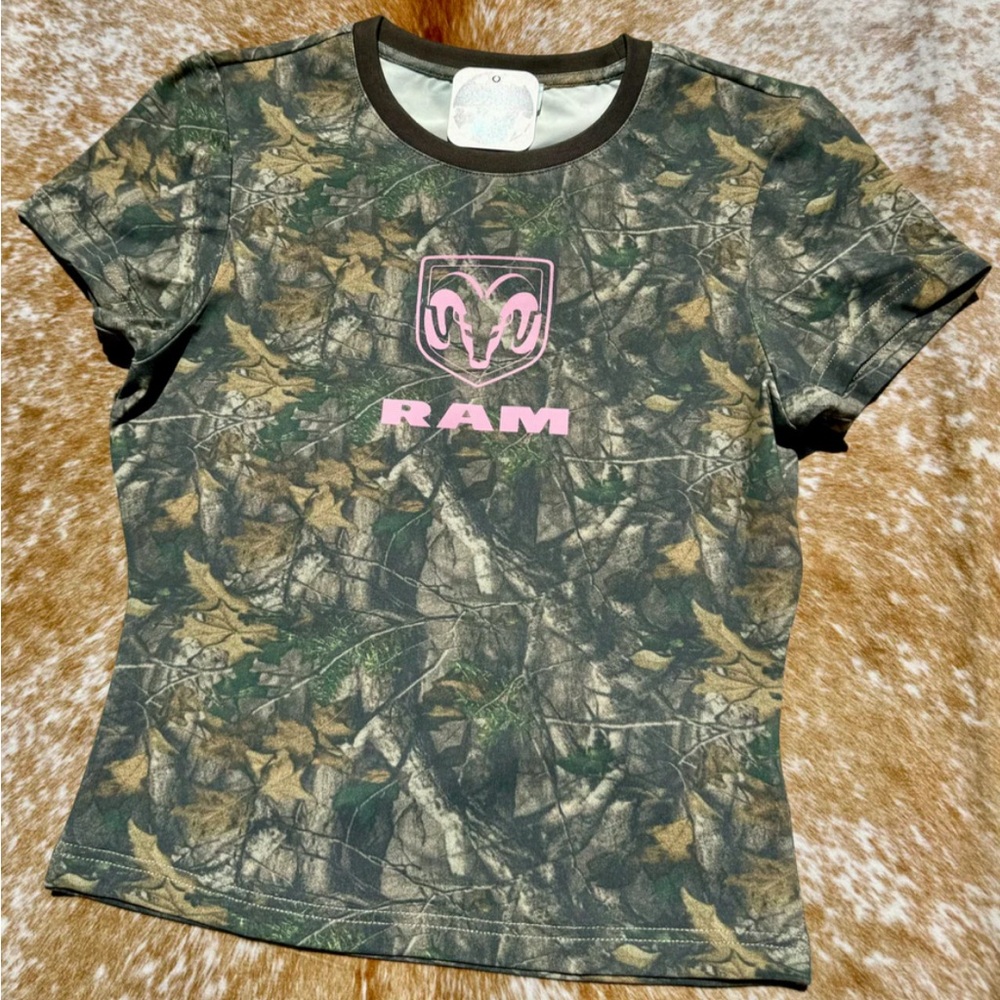 Ram Camo Baby Doll Tee